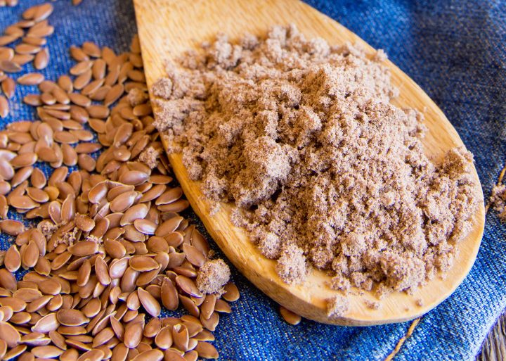 Whole and ground flax seed