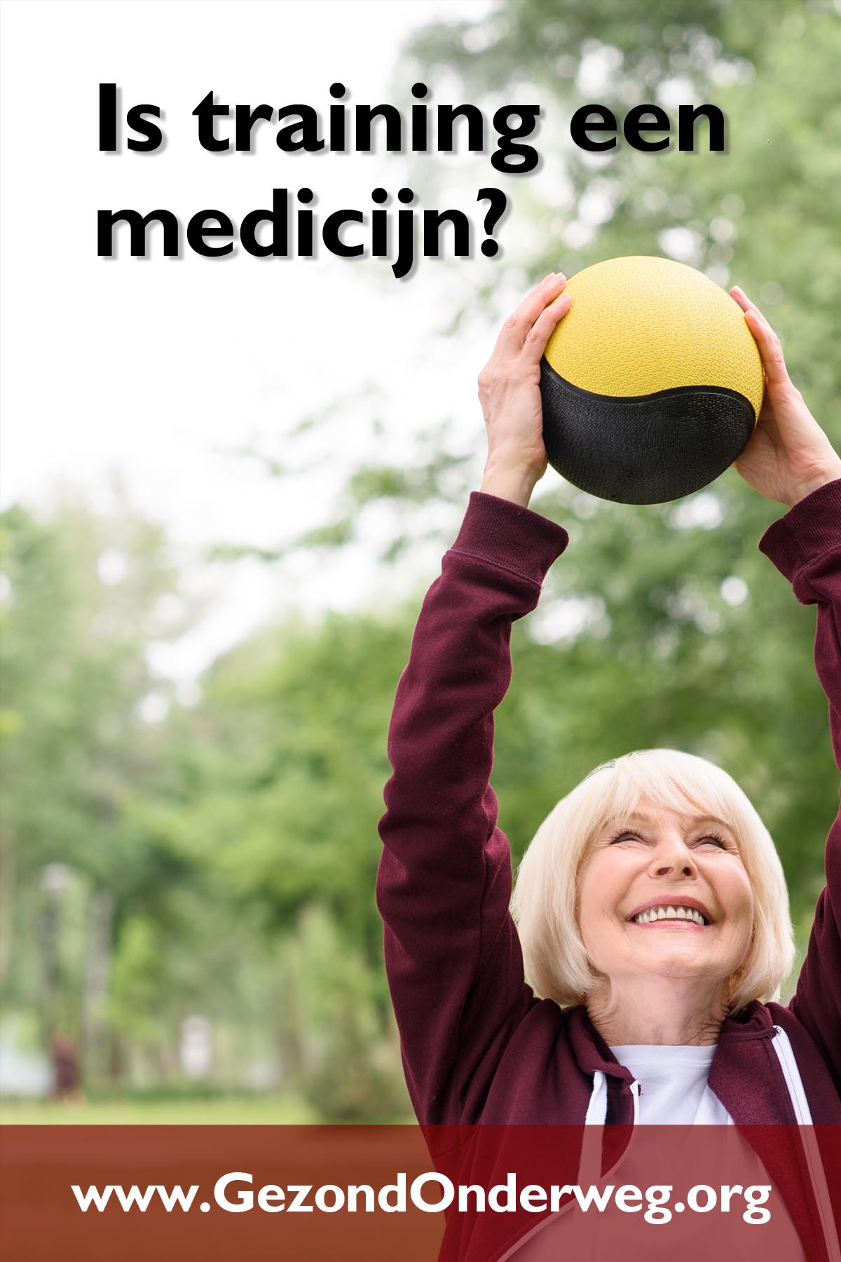 Is training een medicijn?