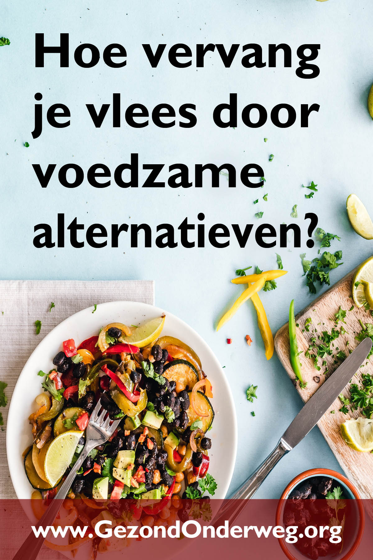 Hoe vervang je vlees door voedzame alternatieven?